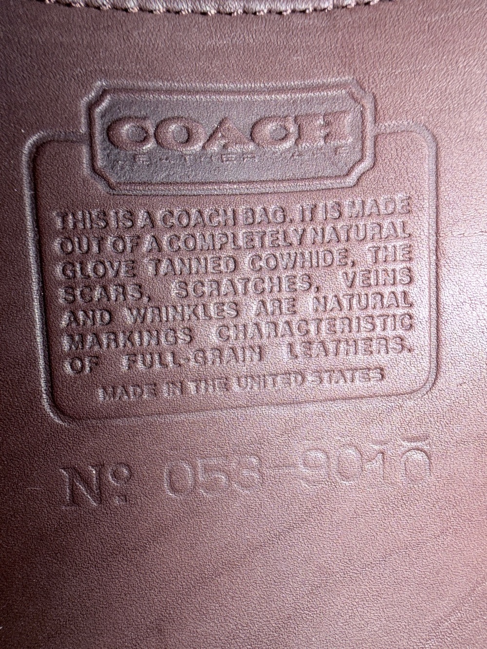 Vintage Coach 9865 Plaza Bag Large - Mahogany - Picture 10 of 10